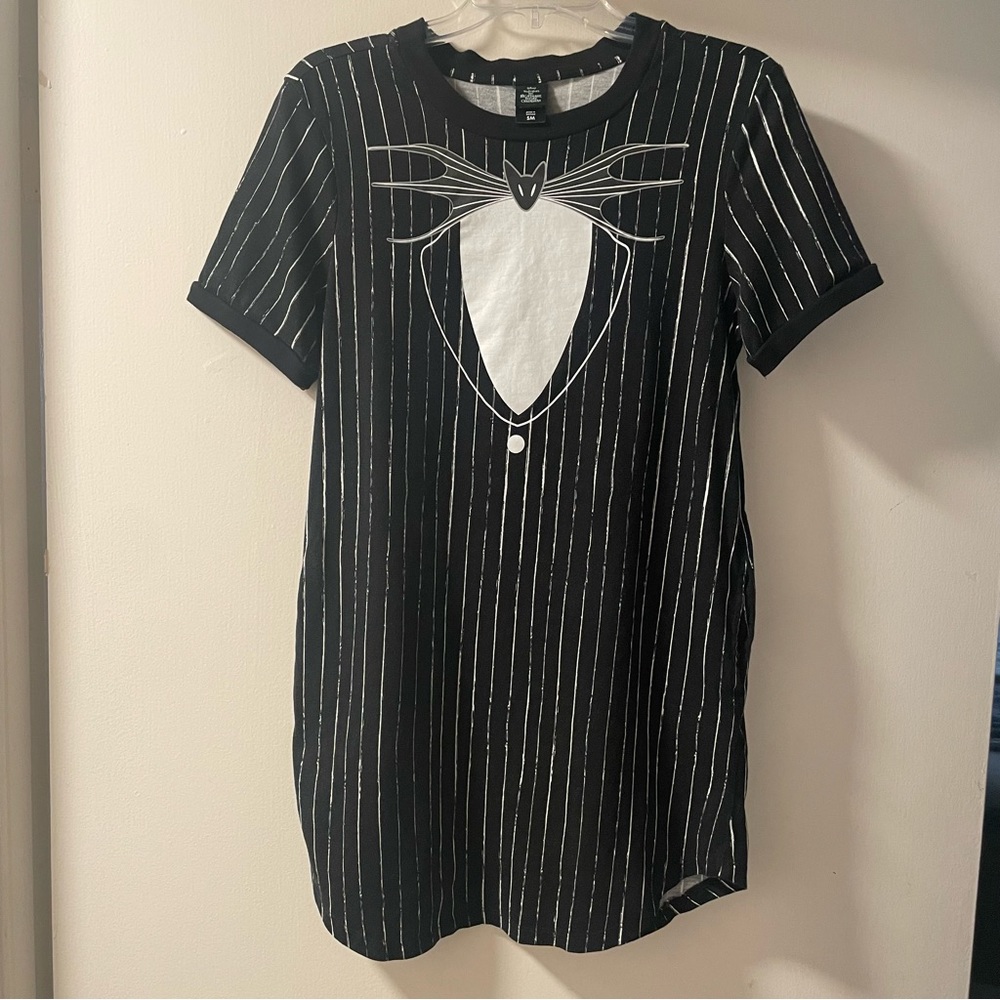 Disney-The Nightmare Before Christmas Jack Skellington Suit T-Shirt Dress - Picture 4 of 9